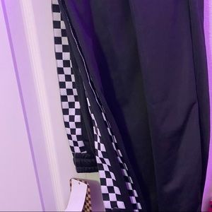☆vans checkered snap up pants☆